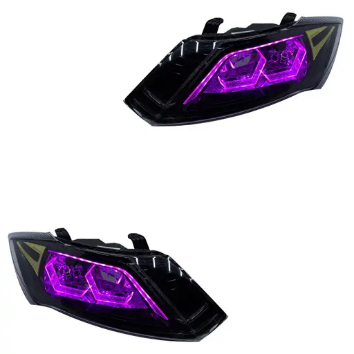 چراغ جلو اسپرت کوییک مدرن مدل 3D-Hexa-Pnk-B 2 عددی