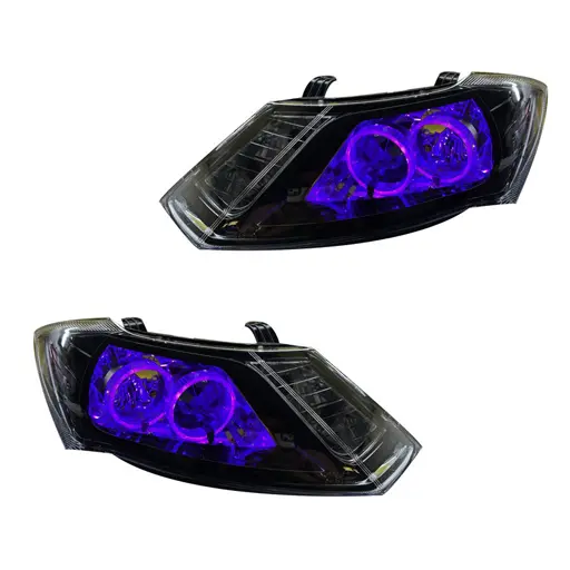 چراغ جلو اسپرت کوییک مدرن مدل حلقه Purple-3D 2 عددی