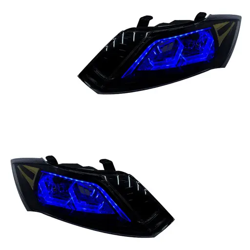 چراغ جلو اسپرت کوییک مدرن مدل 3D-Hexa-B 2 عددی