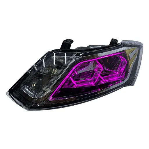 چراغ جلو اسپرت ساینا مدرن مدل 3D-Hexa-Pnk 2 عددی