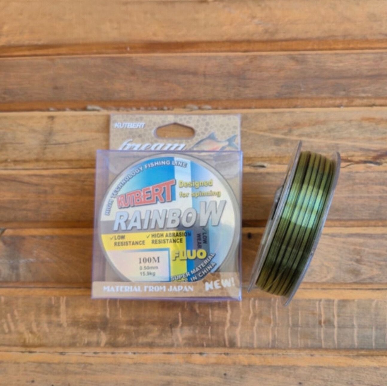 نخ ماهیگیری مونوفیلامنتRAINBOW سایز 0.50