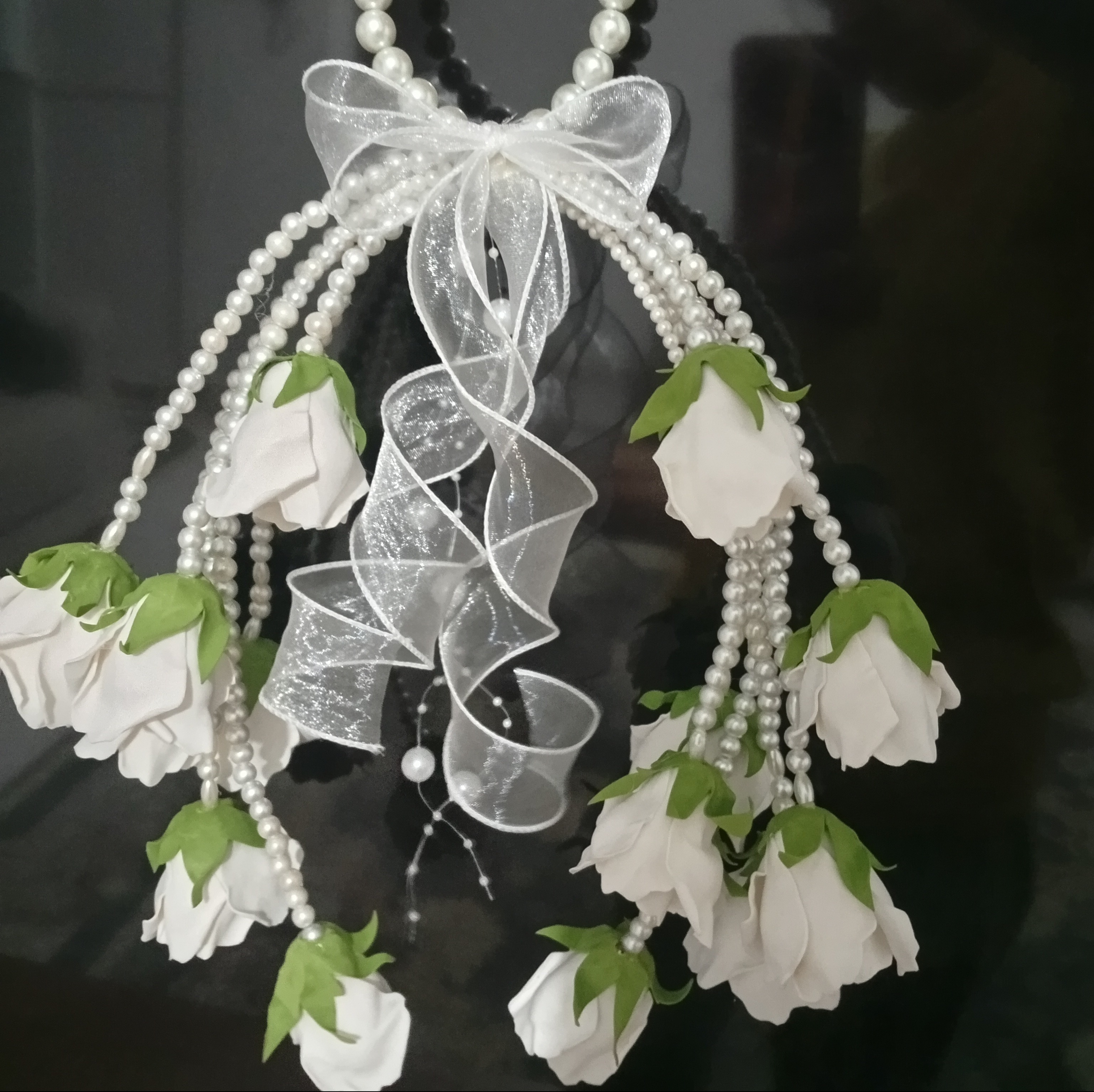 دسته گل عروس حلقه ای مدل اروپایی