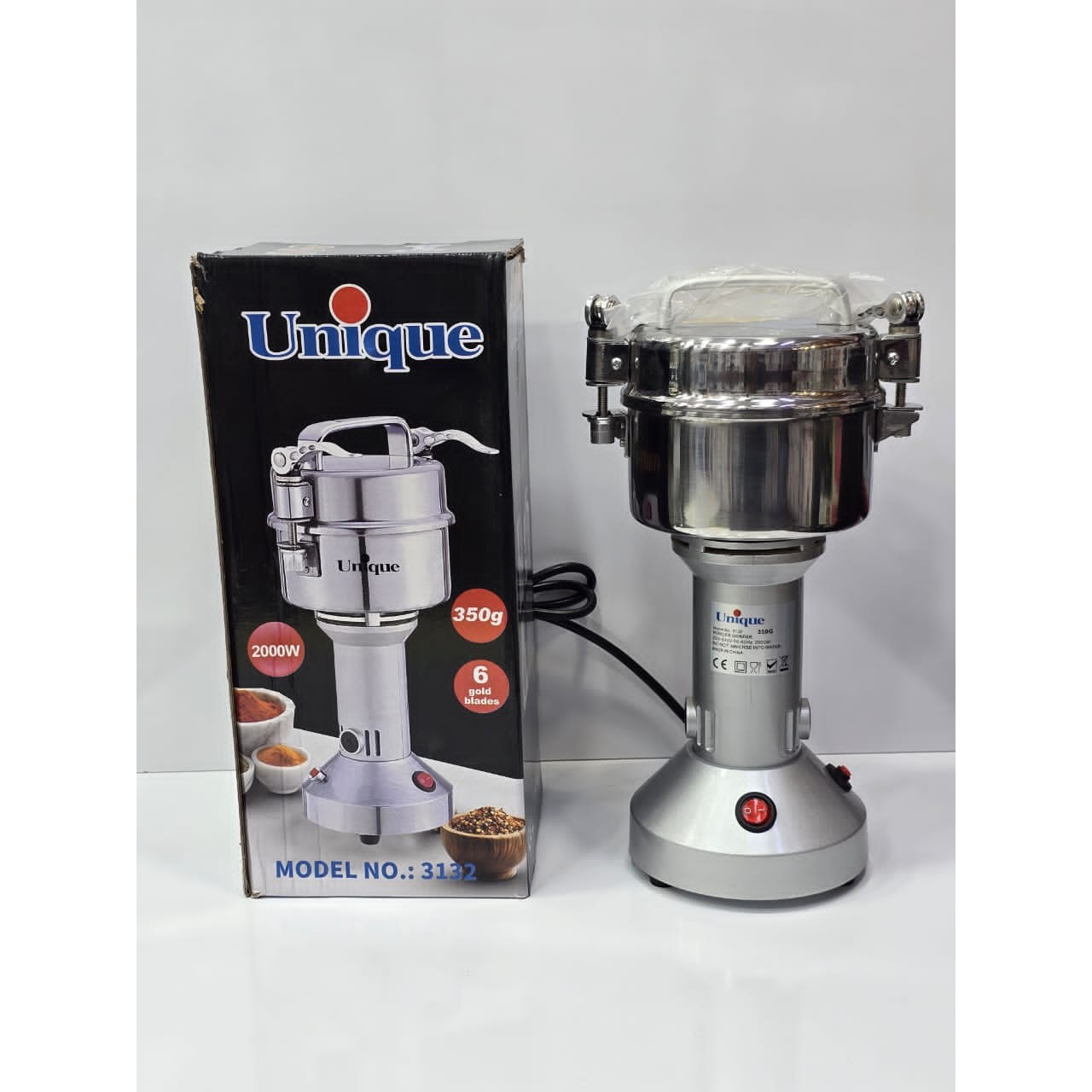 اسیاب صنعتی یونیک 350گرمی