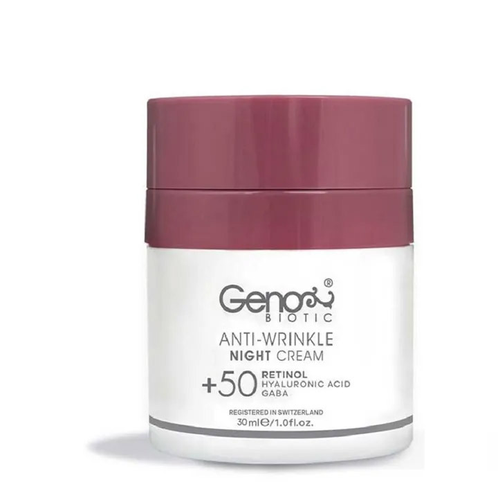 کرم ضد چروک شب بالای 50سال ژنو بایوتیک 30 Ml
