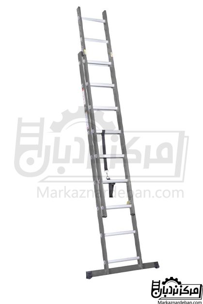 نردبان مخابراتی دو تکه اسکای 5 متری 19 پله آلومینیوم پس کرایه