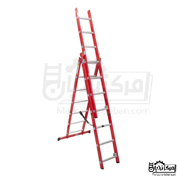 نردبان مخابراتی 6 متری سه تکه 22 پله آلومینیوم پرشین پس کرایه