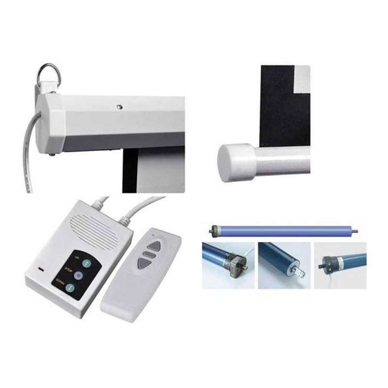 پرده نمایش برقی پروژکتور پارچه عالی سایز Projector Screen 200x200جدید