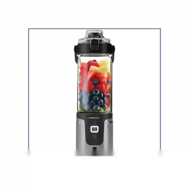 مخلوط کن و بلندر پاورولوژی Powerology Duomix Portable Blender PWPB27BK - آبیجدید