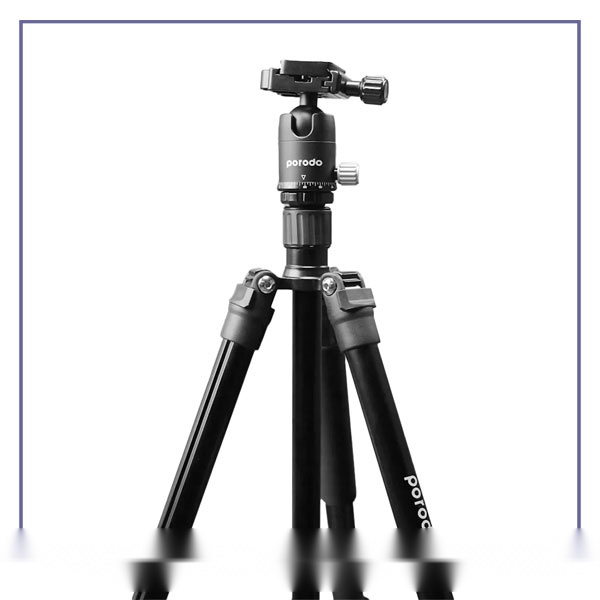 سه پایه دوربین و موبایل پرودو Porodo Professional Aluminum Tripod PD-TRPBAL-BKجدید