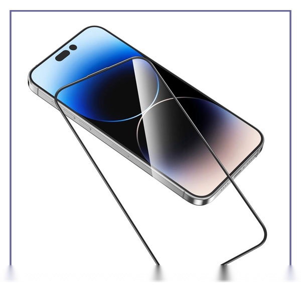 گلس دور سلیکیونی گرین لاین آیفون Green Lion 3D Silicone Plus High Definition For Iphone 14 Pro