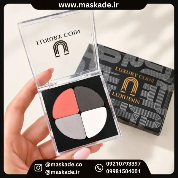 پالت سایه چهار رنگ کریستال لاکچری کوین 604 با ارسال رایگان