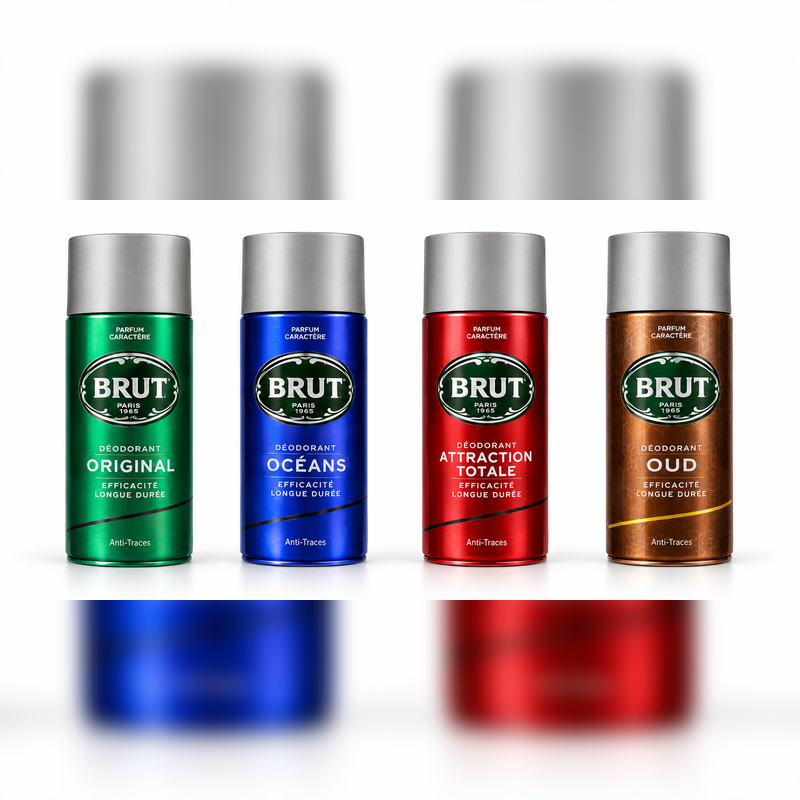 اسپری دئودورانت بروت BRUT چهار مدل رایحه حجم 200 میلیلیتر