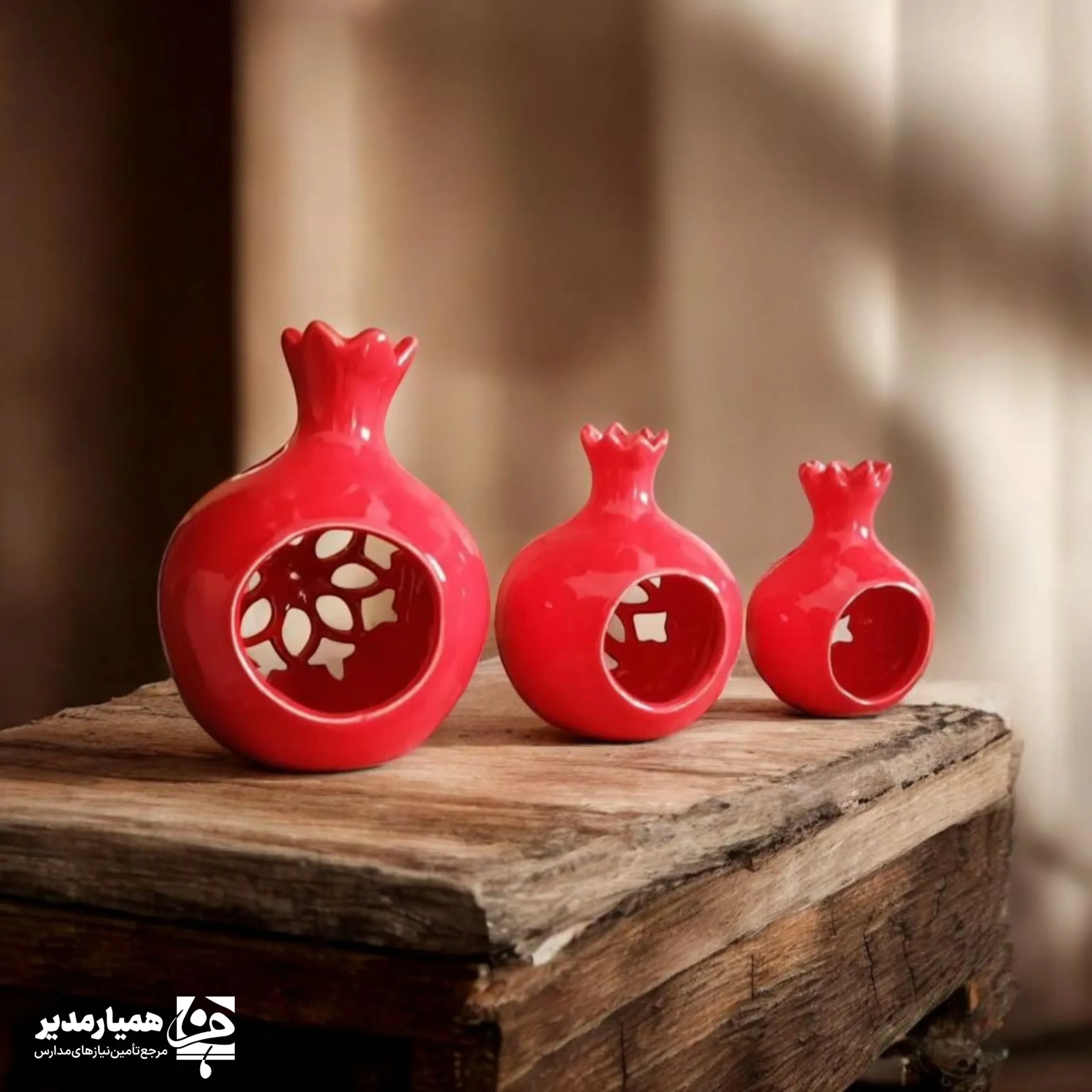 جا شمعی مشبک انار همیار مدیر