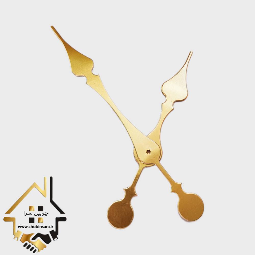 عقربه ساعت دیواری مدل پیک 24 طلایی