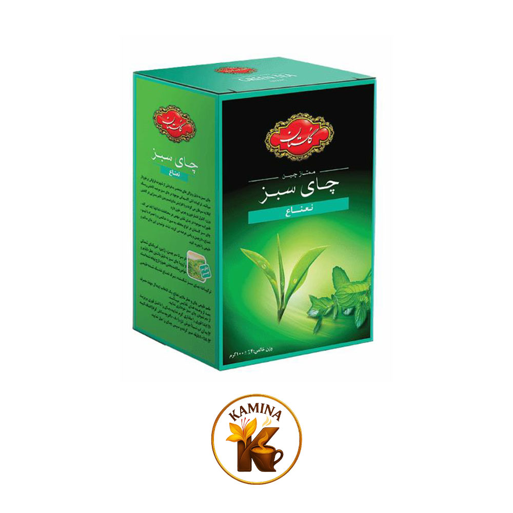 چای سبز با نعناع 100 گرمی گلستان