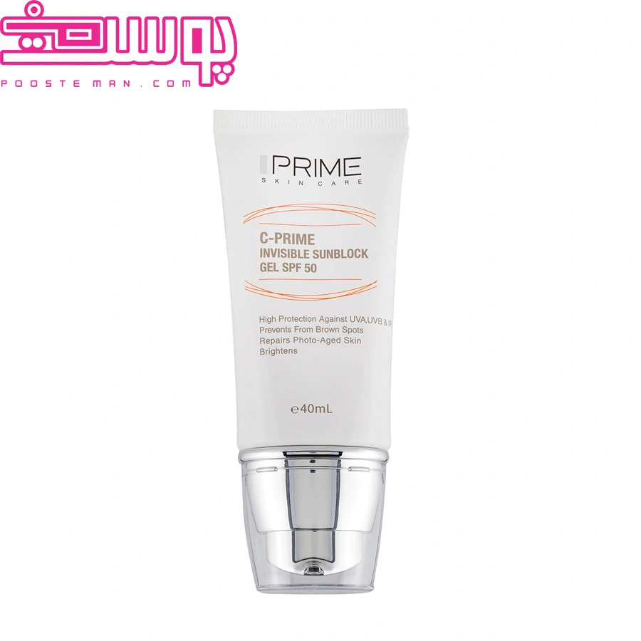 ژل ضد آفتاب بی رنگ SPF50 حاوی ویتامین سی پرایم 40 میلی لیتر