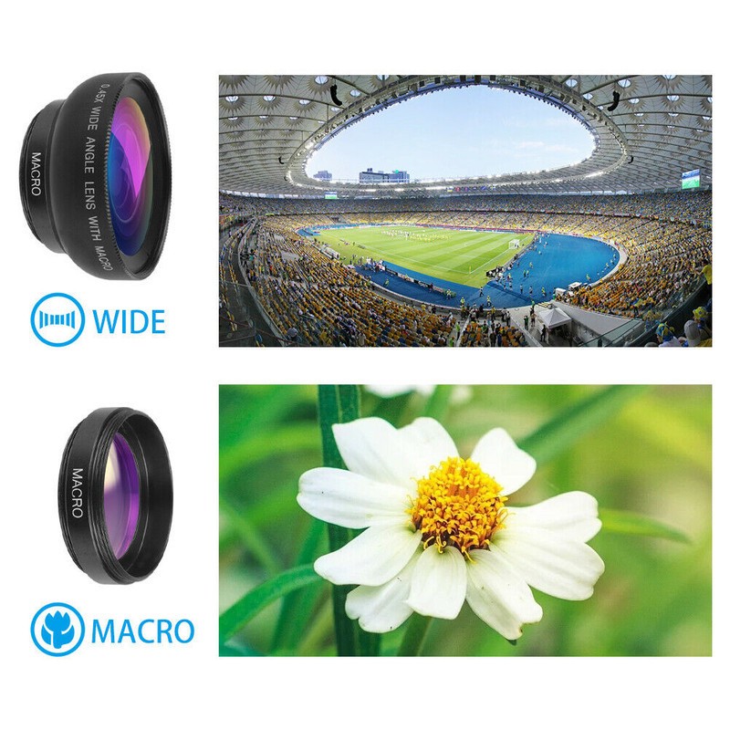 لنز کلیپسی موبایل اپیکسل مدل APL-0.45WM کد wide angle macro