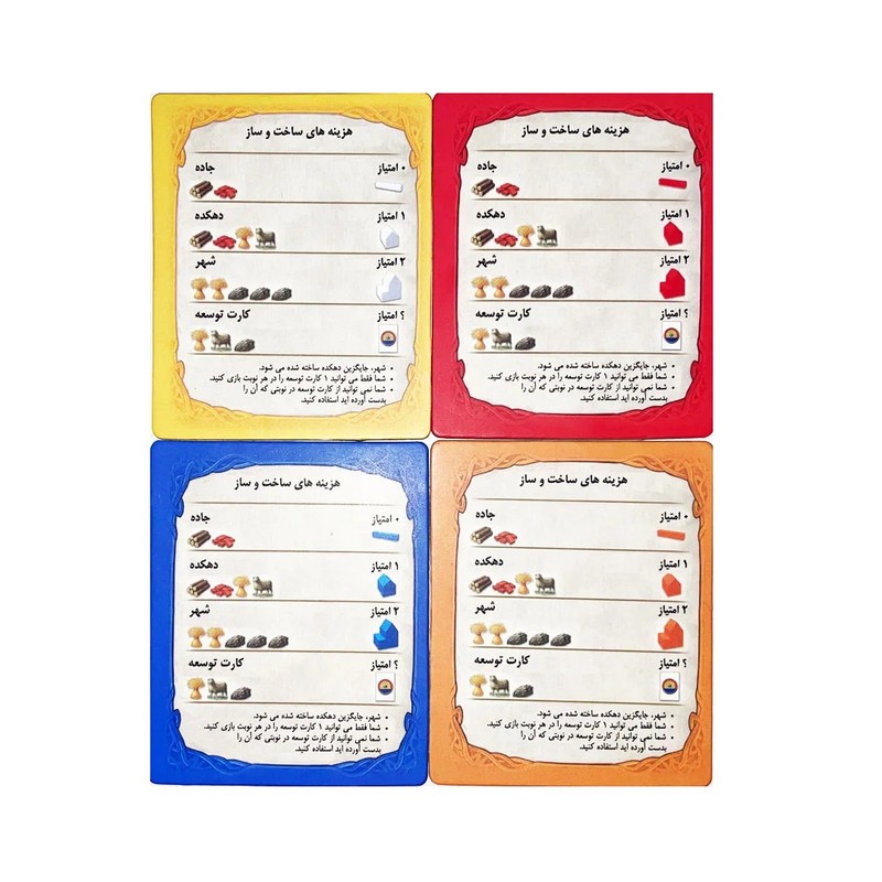بازی فکری رومیزی مدل مهاجران کاتان گیم باکسیز Settlers of Catan مناسب 2 تا 4 نفر، سن 10 سال به بالا، مدت بازی 60 تا 9...