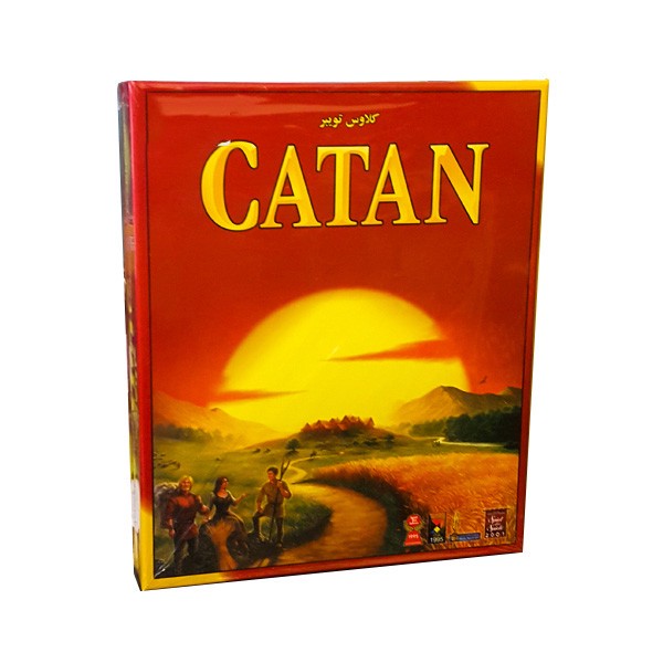 بازی فکری رومیزی مدل مهاجران کاتان گیم باکسیز Settlers of Catan مناسب 2 تا 4 نفر، سن 10 سال به بالا، مدت بازی 60 تا 9...