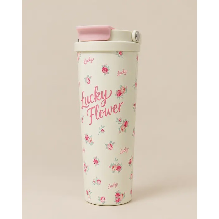 تراول ماگ استیل دوحالته Lucky Flowerجدید