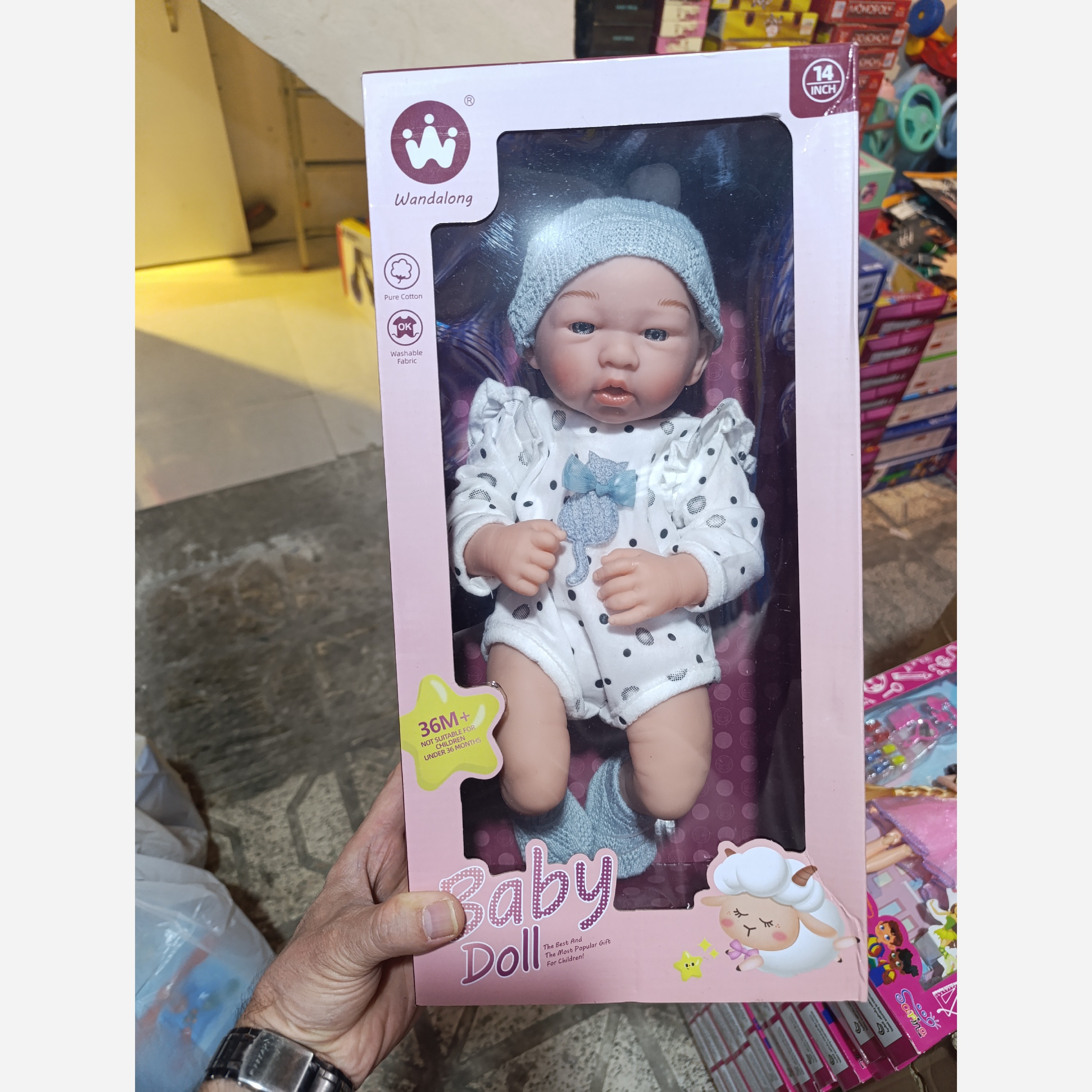 عروسک نوزاد سلیکونی اصل