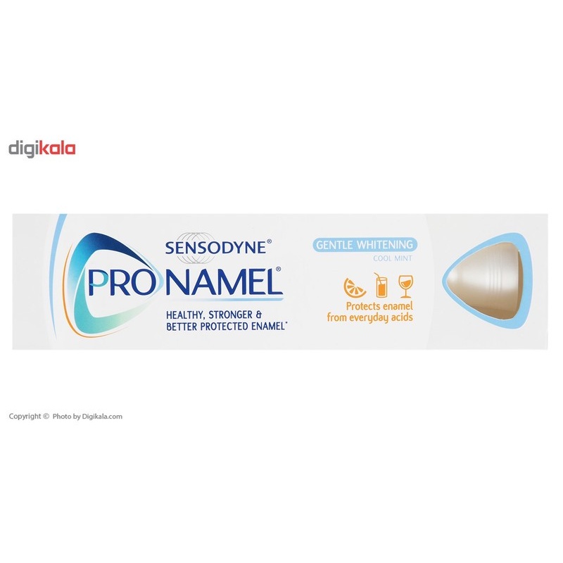 خمیر دندان سنسوداین مدل Pro-Namel Gentle Whitening حجم 75 میلی لیتر
