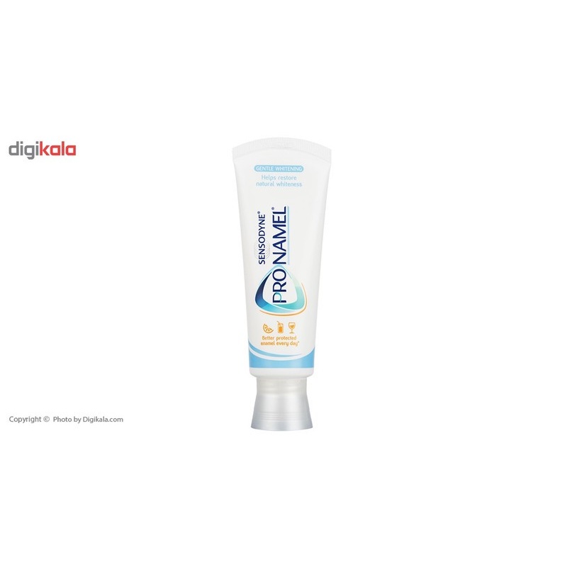 خمیر دندان سنسوداین مدل Pro-Namel Gentle Whitening حجم 75 میلی لیتر