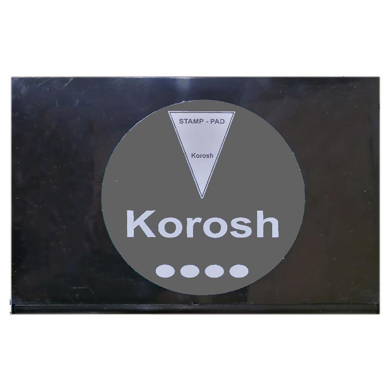 استامپ سایز بزرگ کوروش 12 × 20 سانت رنگ مشکی مدل 3