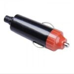 فیش فندکی نری سر کابلی 12V24V دو رنگ بدنه ABS