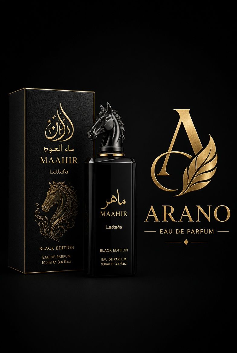 ادکلن ماهرمشکیMAAHR BLACKحجم100میل