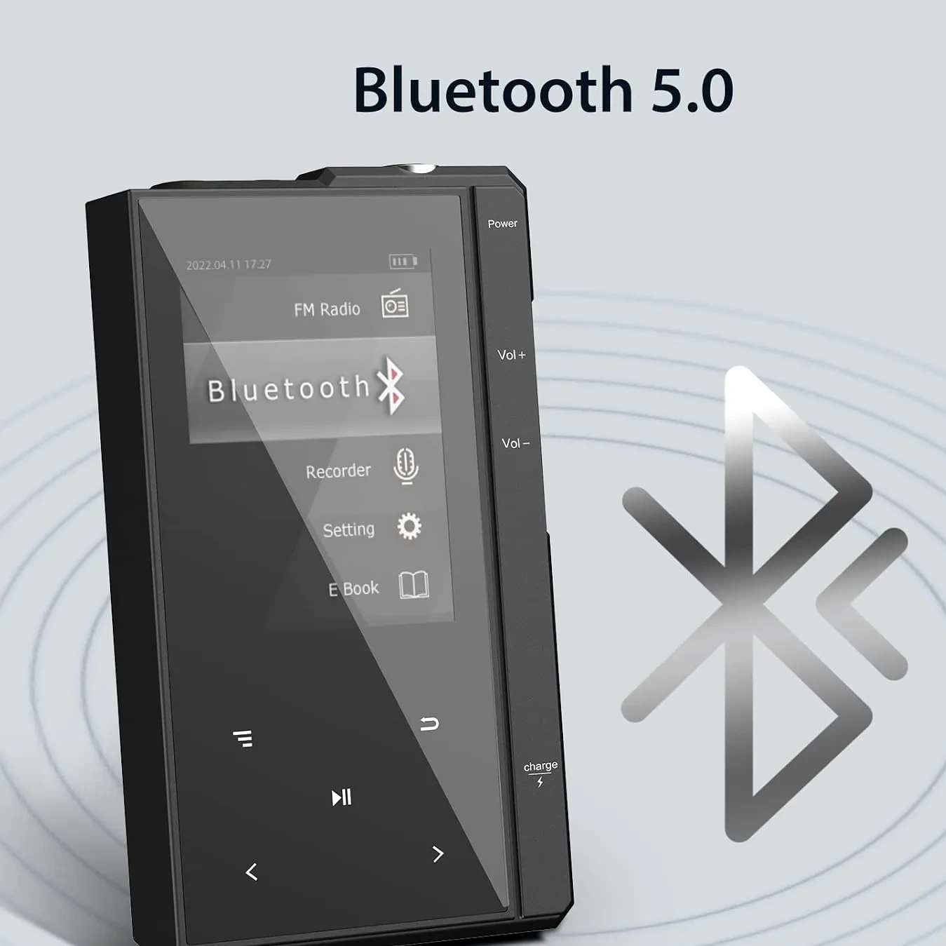 موزیک پلیر موسیقی MP3 پلیر با حافظه 32 گیگابایت و بلوتوث 5.0 برند Phinistec مدل Z6جدید