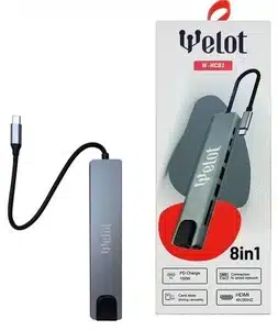 هاب USB-C چندکاره ولوت مدل W-HC82