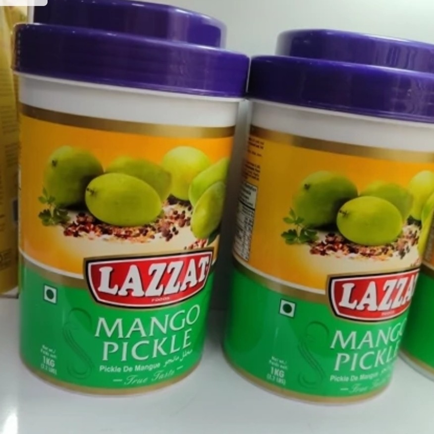 ترشی انبه روغنی Lazzat یک کیلویی اصل و با کیفیت