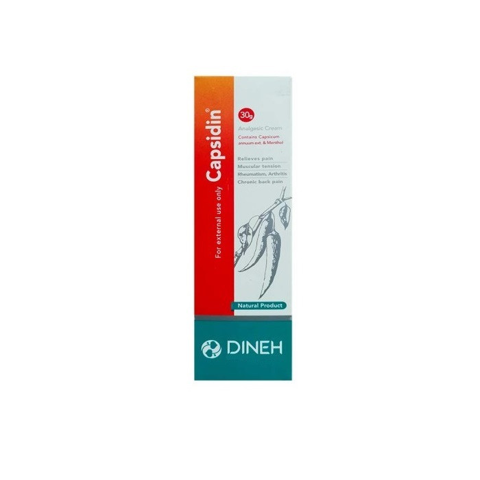 کرم گیاهی موضعی کاپسیدین دینه - 30 گرمجدید