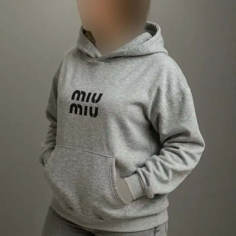 هودی زنانه دورس داخل کرکی طرح miumiu فری سایزجدید