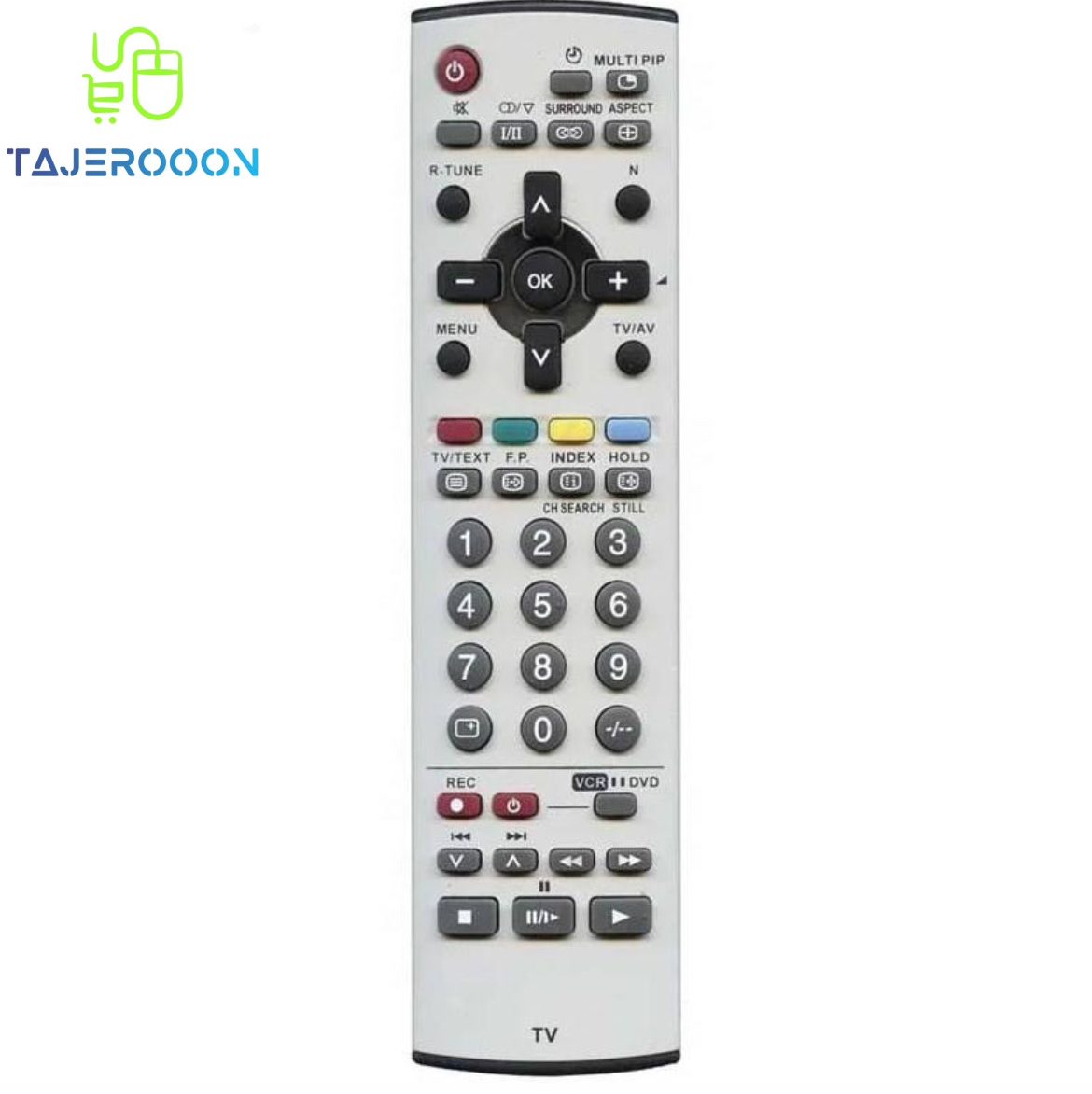 ریموت کنترل تلویزیون panasonic پاناسونیک گائو 109