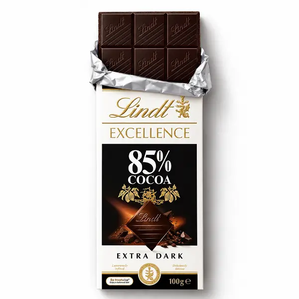 شکلات تخته ای لینت تلخ 85 درصد اکسلنس Lindt Excellence