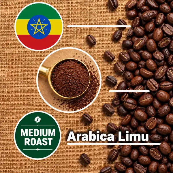 قهوه عربیکا اتیوپی لیمو