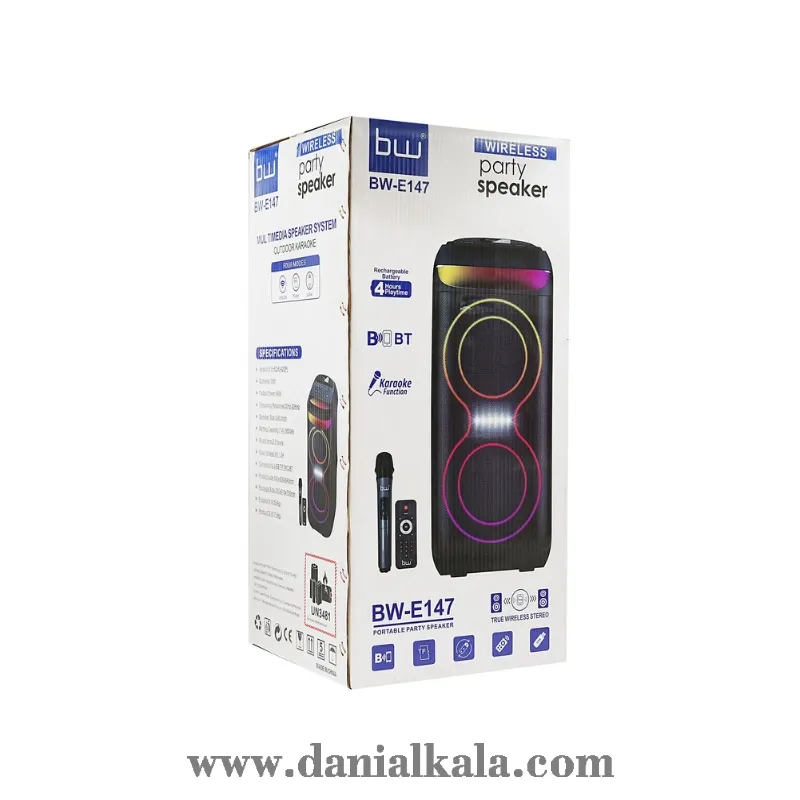 اسپیکر بلوتوثی قابل حمل بی دبلیو مدل BW-E147جدید