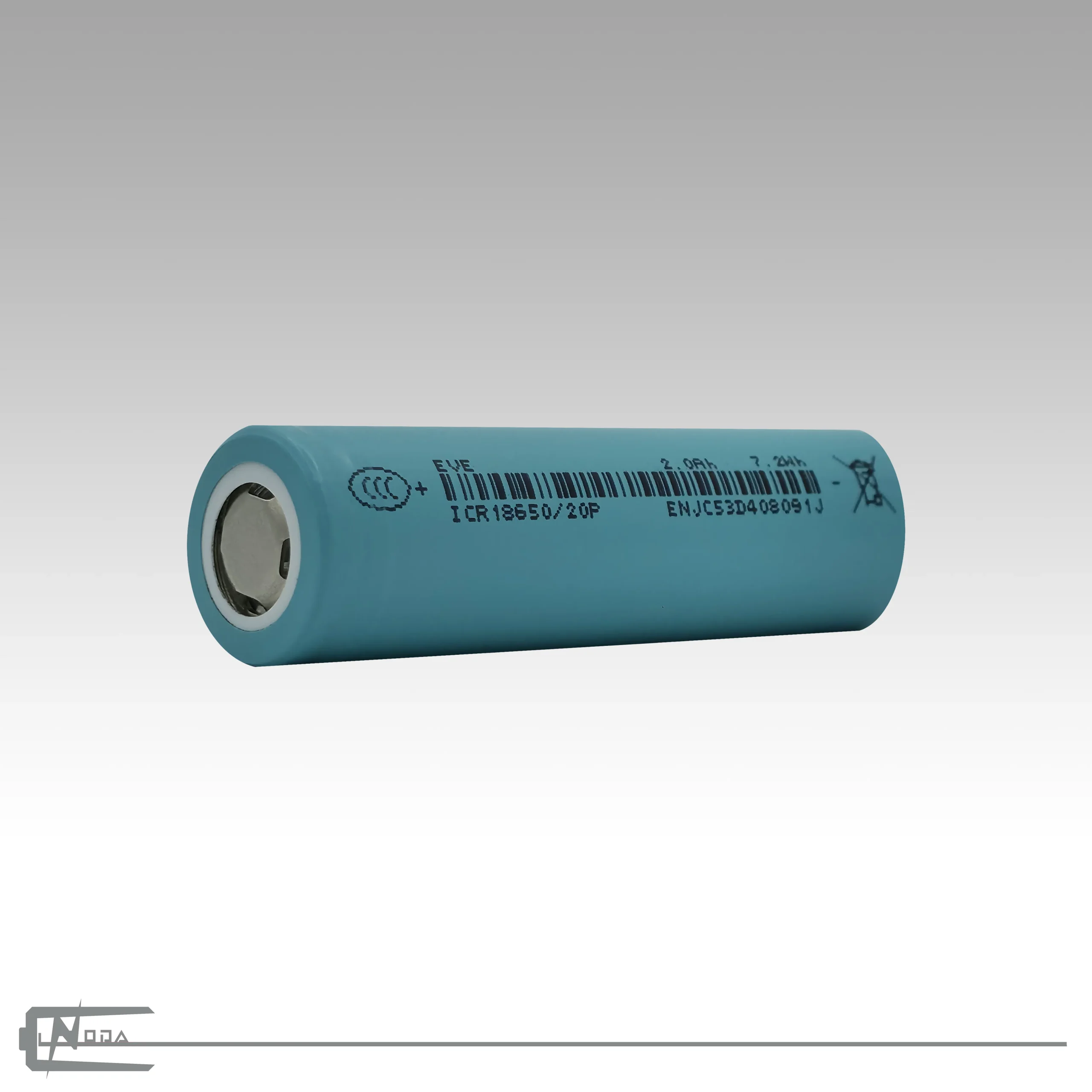 باتری 18650 لیتیوم-یون اوآ مدل سرتخت 2000MAh