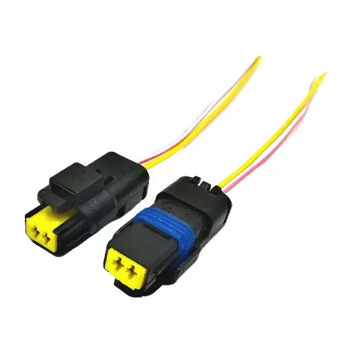 سوکت دو خانه سنسور اکسیژن زرد پژو 206 تیپ 2 MBP