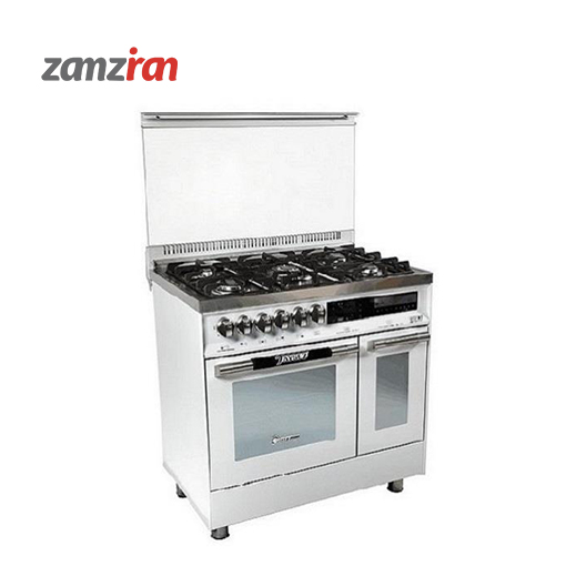 اجاق گاز فر Z1 درب سفید تایسز مدل TGC-612 پس کرایه