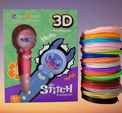 قلم سه بعدی طرح استیچ مدل 3D Printing Pen کد 3-15جدید