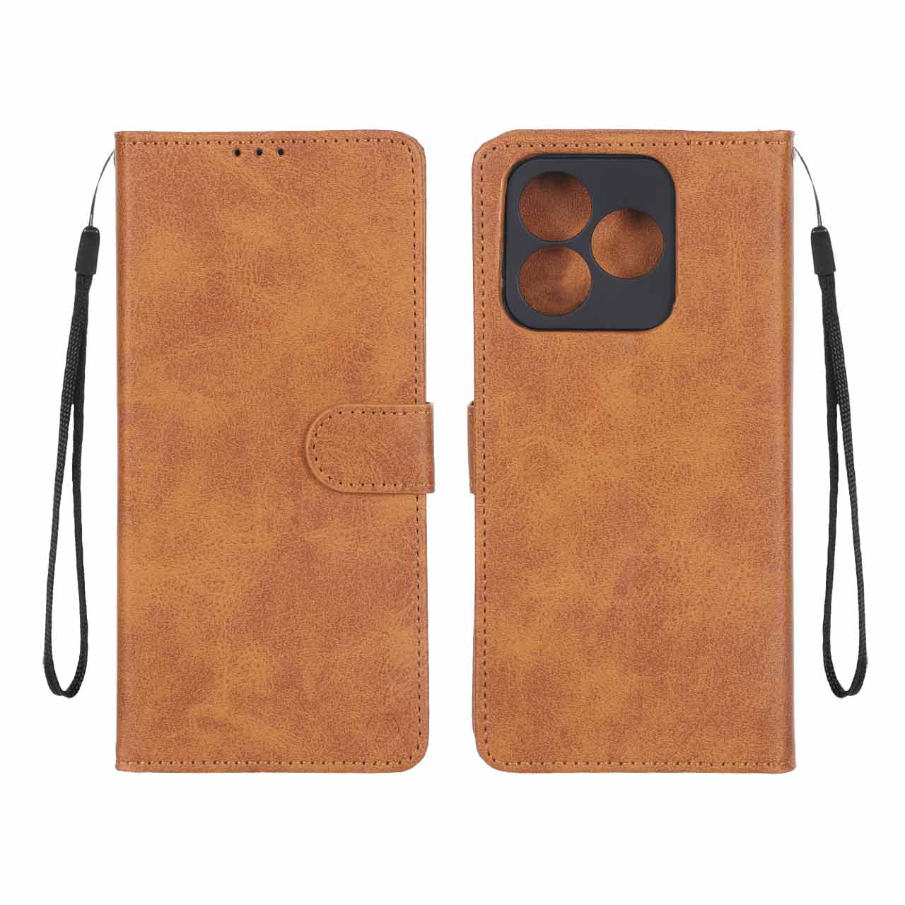 کیف موبایل مگنتی Nillkin مدل Honor X5c / X5c Plus - عسلی