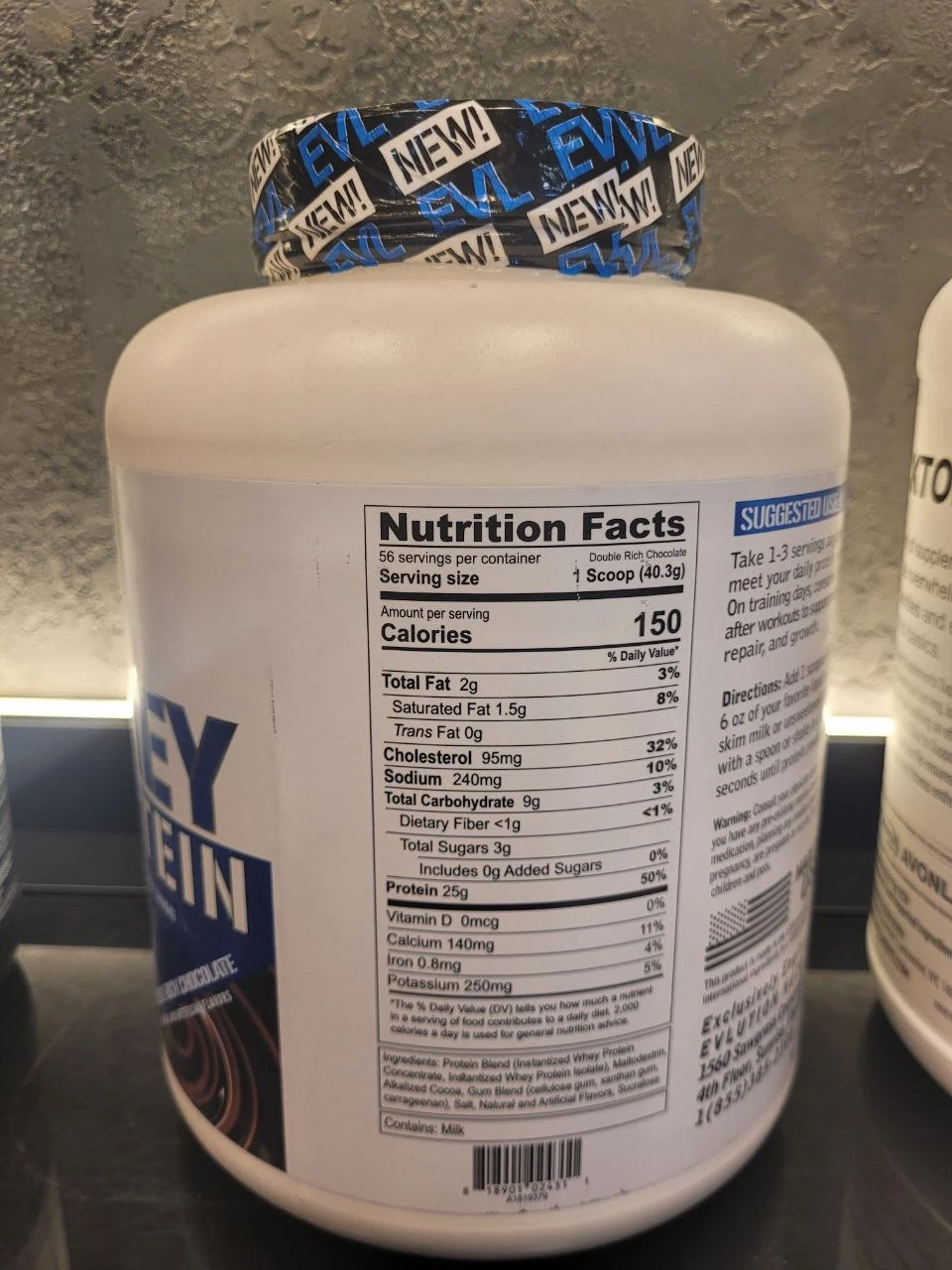 پروتئین وی 100٪ ای وی ال 2.27 کیلوگرم با کیفیت بالا| EVLution Nutrition 100% Wheyجدید