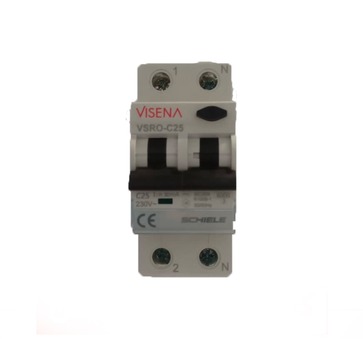 محافظ جان ترکیبی دو پل 25آمپر rcbo شیله ویسنا