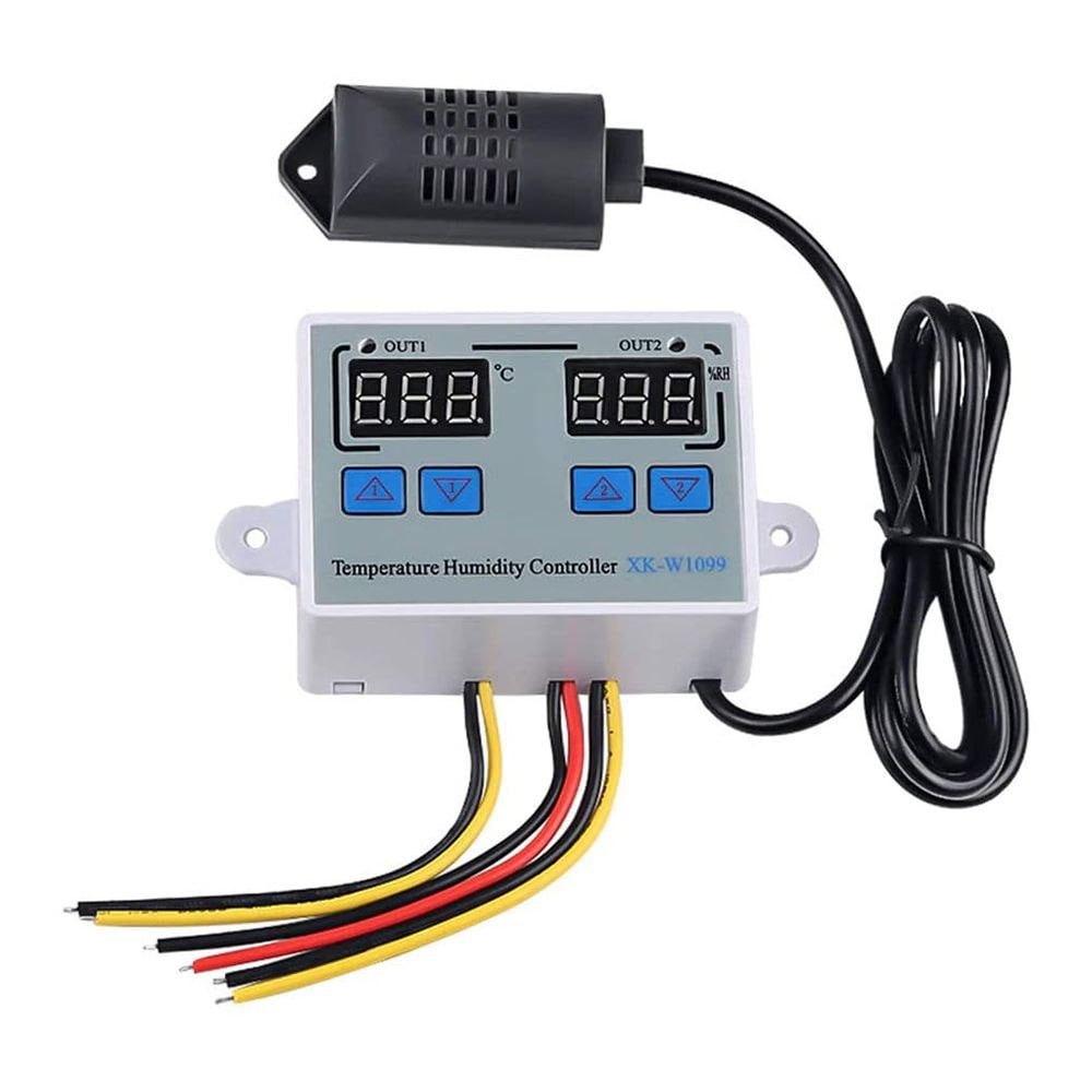 ترموستات دما و رطوبت XK-W1099 مدل DC 12V مدل 1