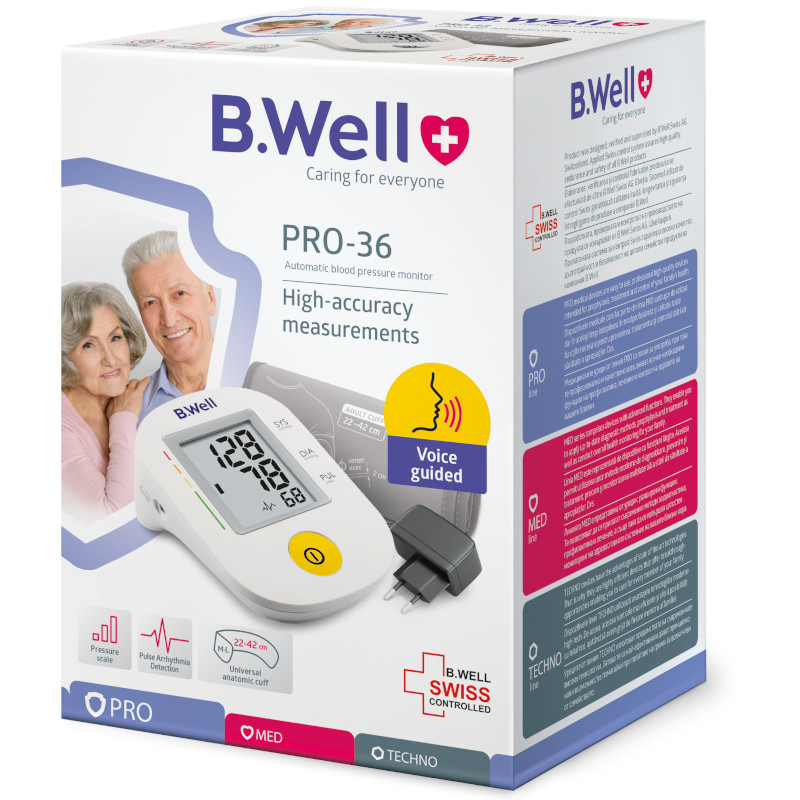 فشارسنج بازویی سخنگو بی ول PRO-36