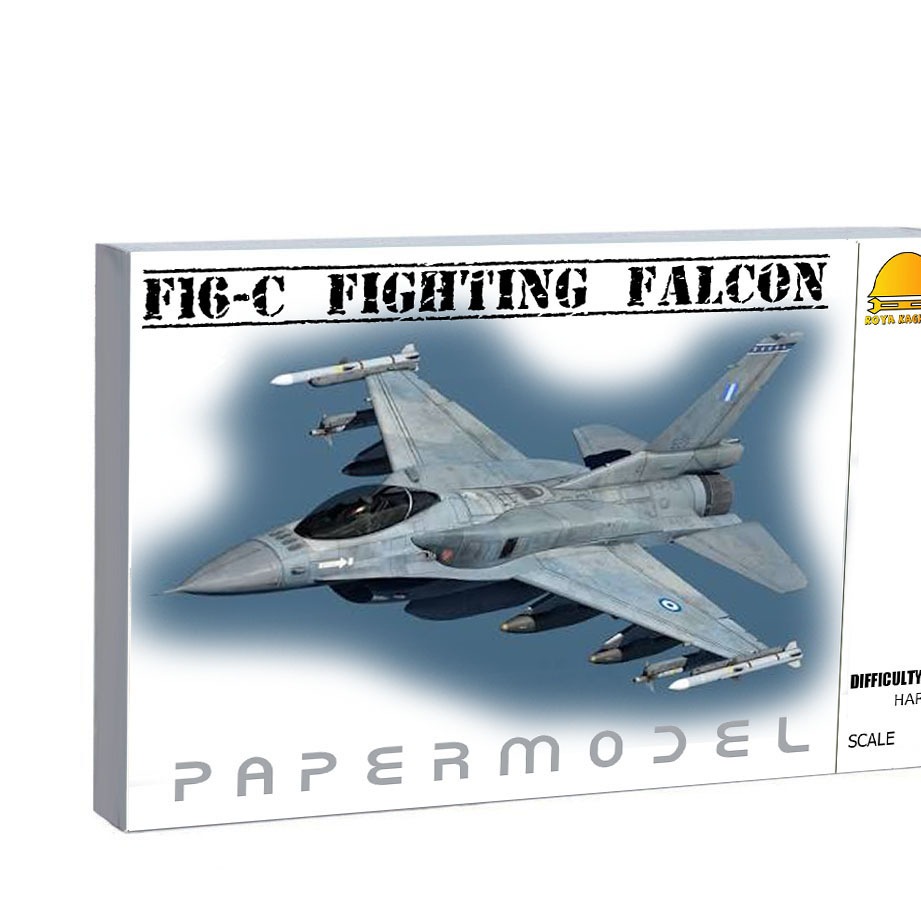 کیت ساخت ماکت F16-C(ساختنی-مقوایی)