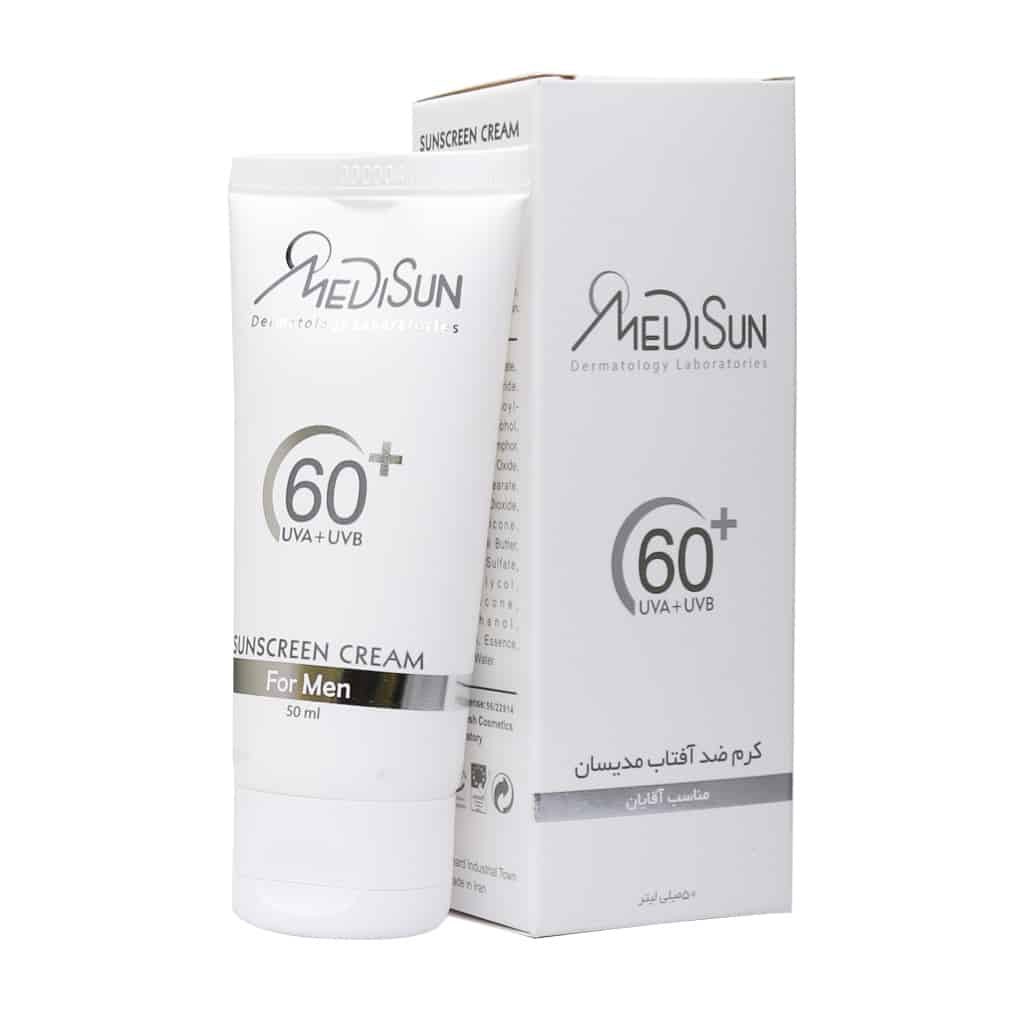 کرم ضد آفتاب SPF60+ مناسب آقایان مدیسان